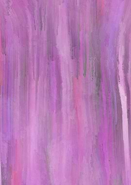 Abstract Pink and Purple Brushstrokes 100 by Kristalin Davis