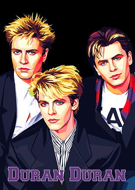 Duran Duran Pop Art Portrait