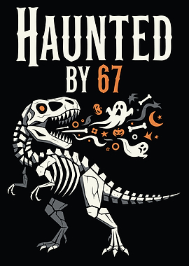 Haunted by 67 Dinosaur Skeleton Ghosts