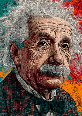 Albert Einstein, Pop Art Portrait