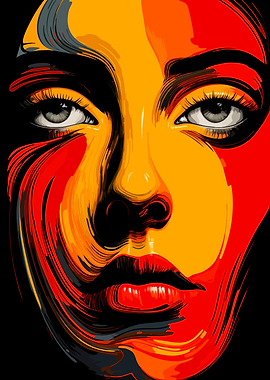 Abstract Portrait of a Woman