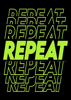 Repeat Text Graphic