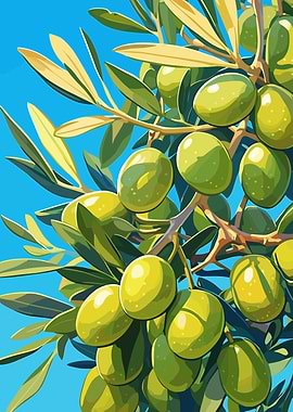 Olive Branch Illustration