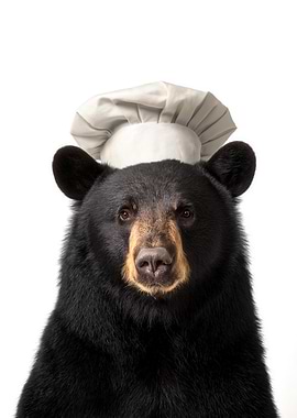 Bear Chef Portrait