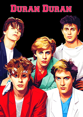 Duran Duran Band pop art