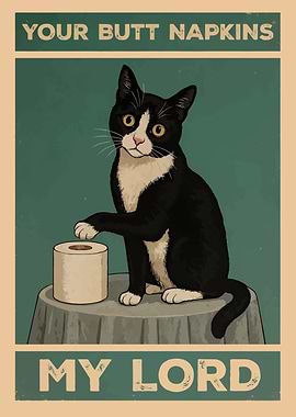 Your Butt Napkins My Lord Cat