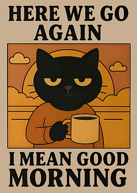 Grumpy Cat Coffee - Good Morning