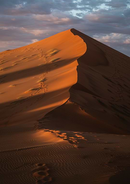 Desert Dune at Sunset