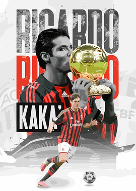 Ricardo Kaka Football Illustration