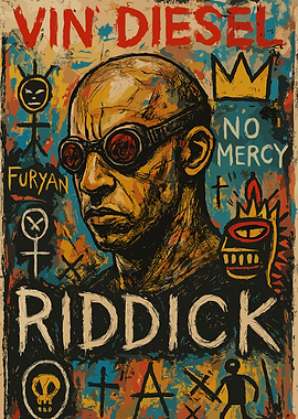 Vin Diesel as Riddick Art