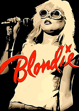 Blondie Pop Art Portrait