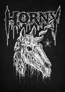 Horny Unicorn Dark Art