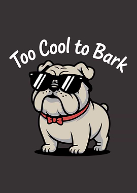 Cool Dog with Sunglasses Illustration