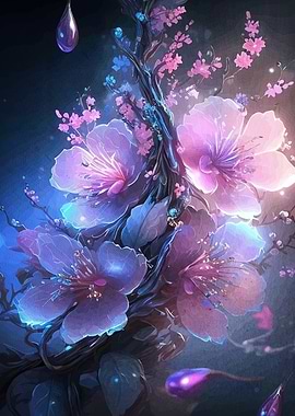 Luminous Floral Fantasy