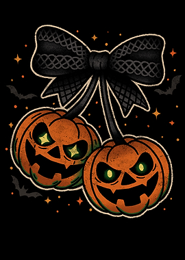Halloween Cherry Pumpkins