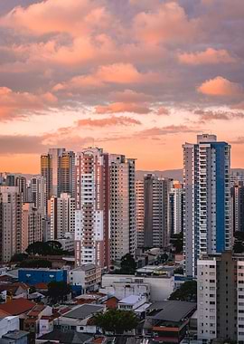 Cityscape at Sunset São Paulo