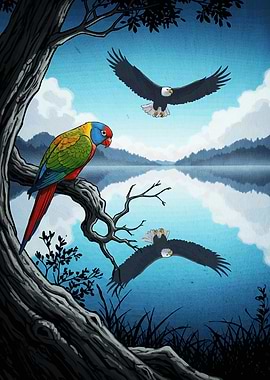 Parrot and Eagles Lake