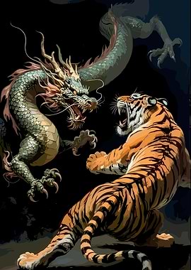 Dragon and Tiger Confrontation