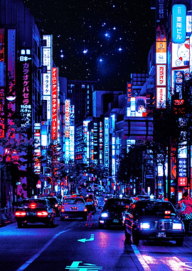 Neon Tokyo Night
