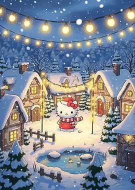 Hello Kitty Winter Village