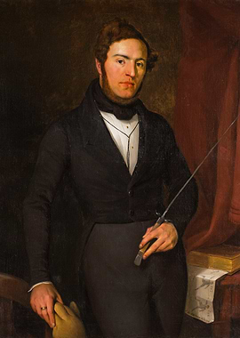 Portrait of a Man with Foil