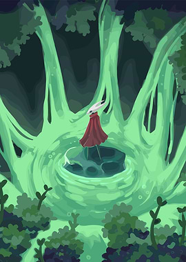 Hollow Knight in Green Swamp
