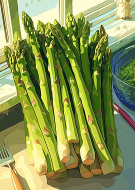 Asparagus Still Life
