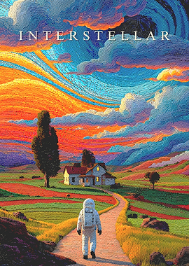 Interstellar Movie Poster Art