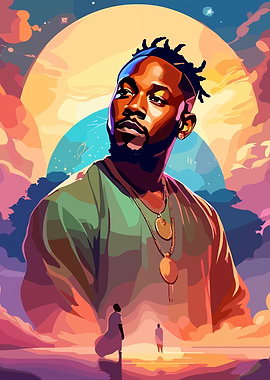 Portrait of a man with dreadlocks