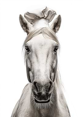Horse Chef Portrait