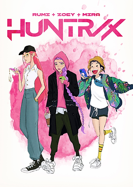 HUNTR/X: Rumi, Zoey, and Mira