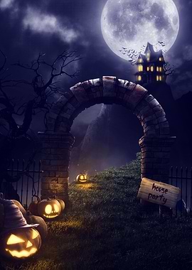 Enchanted Halloween Night: Full Moon & Manor