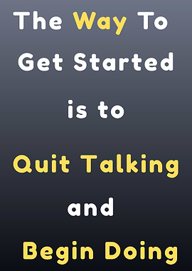 Inspirational Quote: Begin Doing