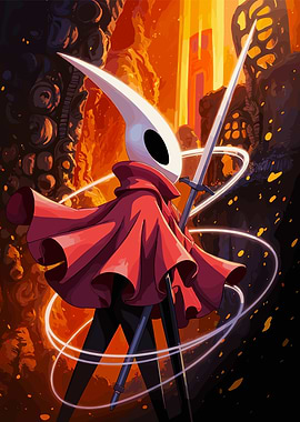 Hornet from Hollow Knight fan art