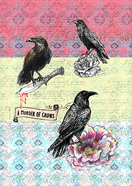 A Murder of Crows Illustration