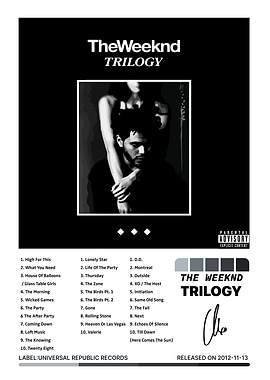 The Weeknd Trilogy Album Cover