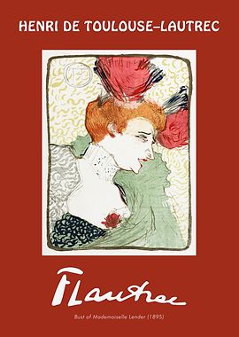 Henri de Toulouse-Lautrec Flautrec Poster