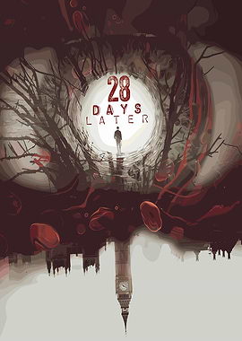 28 Days Later Movie Poster Art