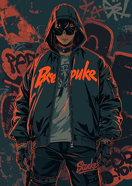 Fantasy Characters in Urban Graffiti