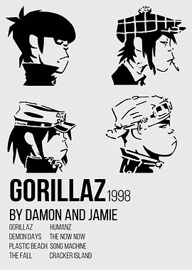 Gorillaz Band Art
