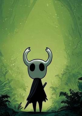 Hollow Knight in Green Forest