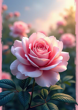 Pink Rose Blossom