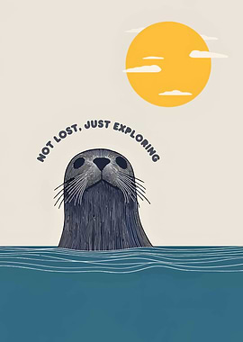 Seal Exploring Under the Sun