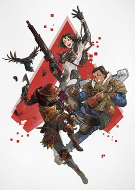 Apex Legends characters digital art