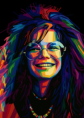 Janis Joplin Pop Art