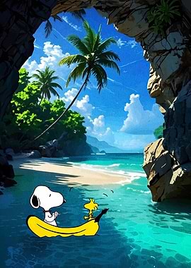 Snoopy and Woodstock Banana Boat Adventure