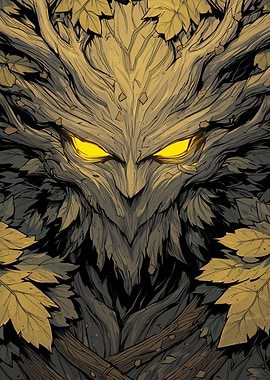 Tree Ent with Glowing Eyes