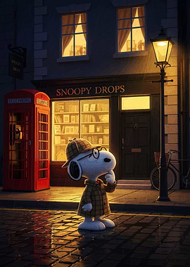 Detective Snoopy in London