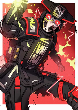 Apex Legends Octane character art