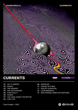Tame Impala - Currents Album Cover
